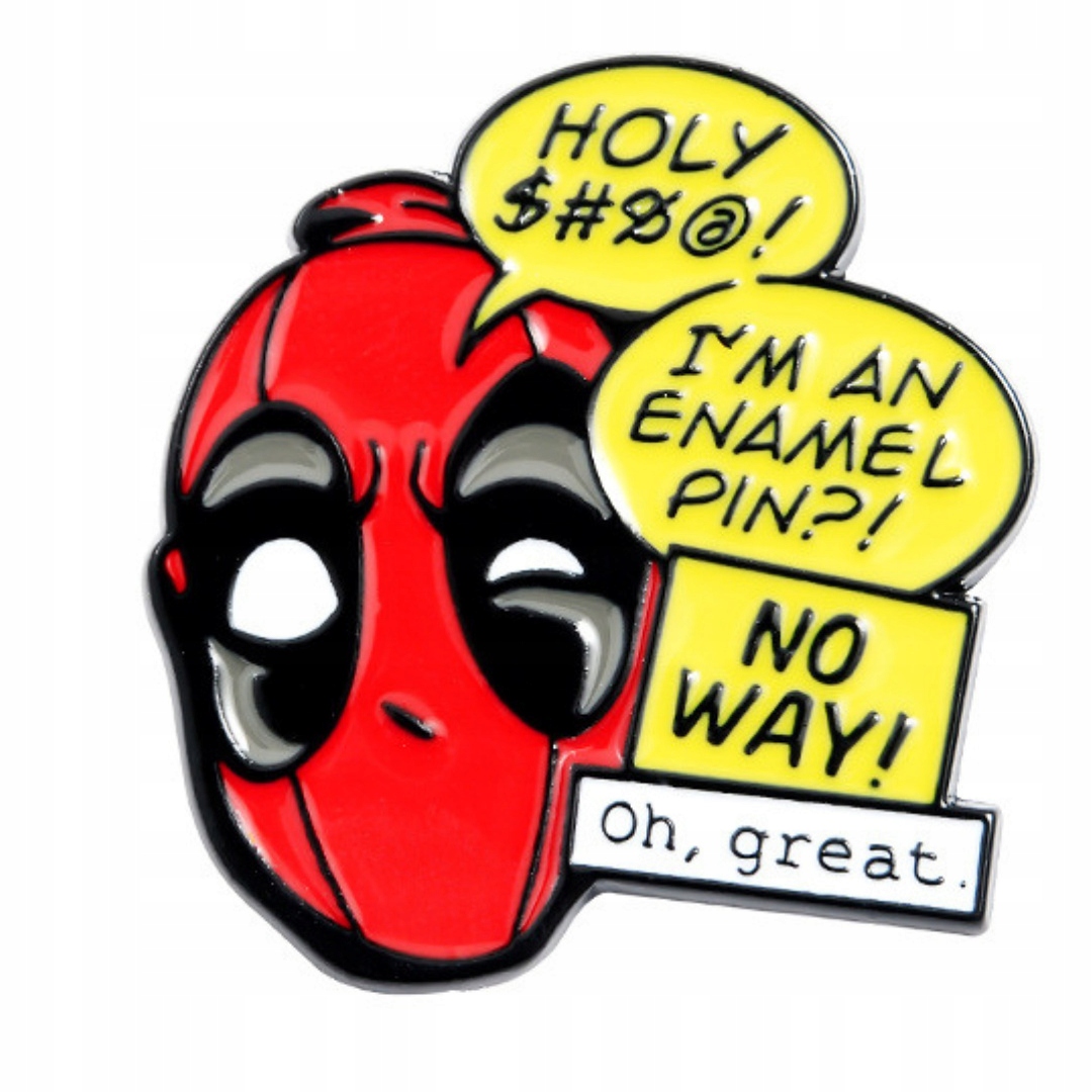 

Przypinka Metalowa Głowa Deadpool Marvel