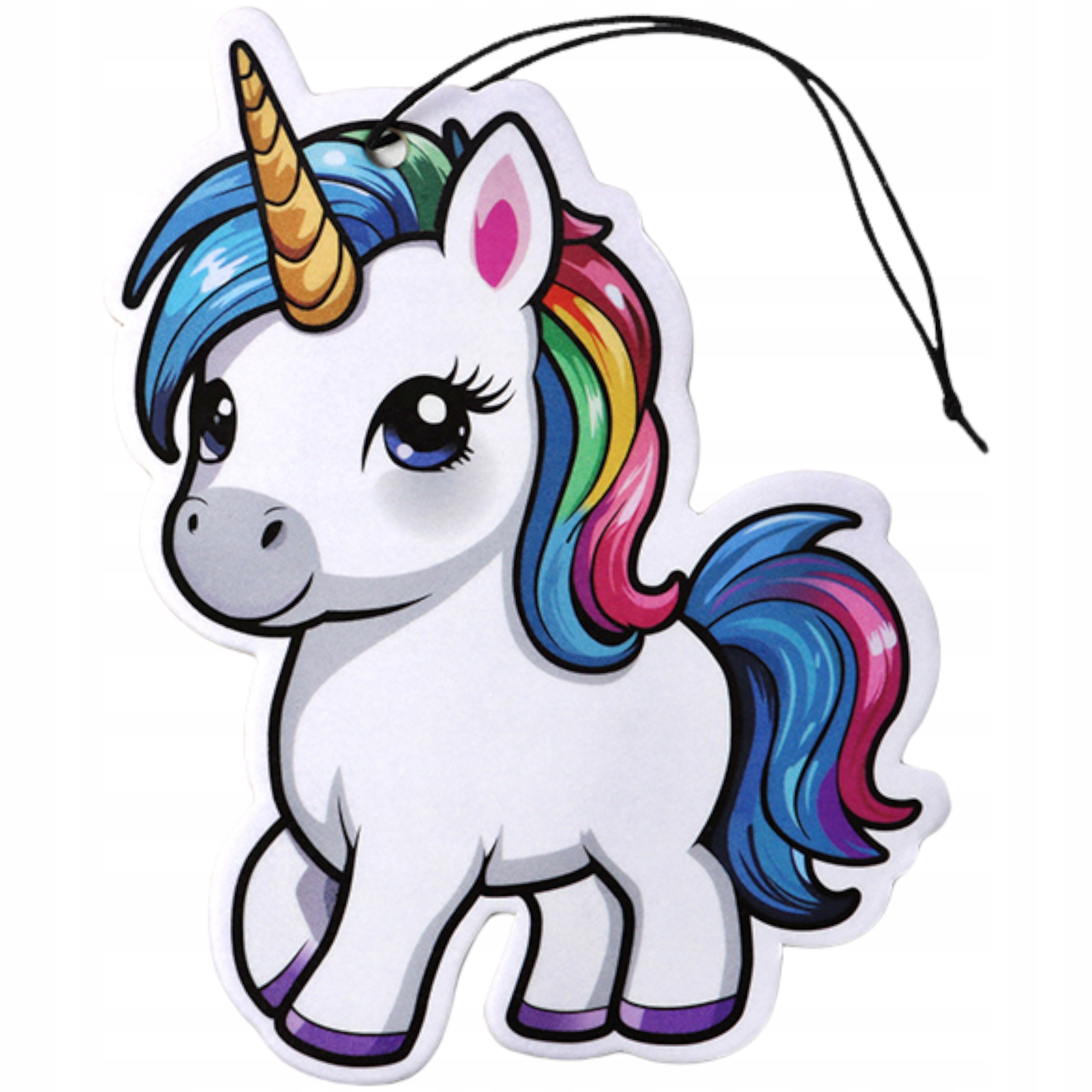 Zawieszka zapachowa zapach do samochodu auta Jednorożec Unicorn Kucyk Konik