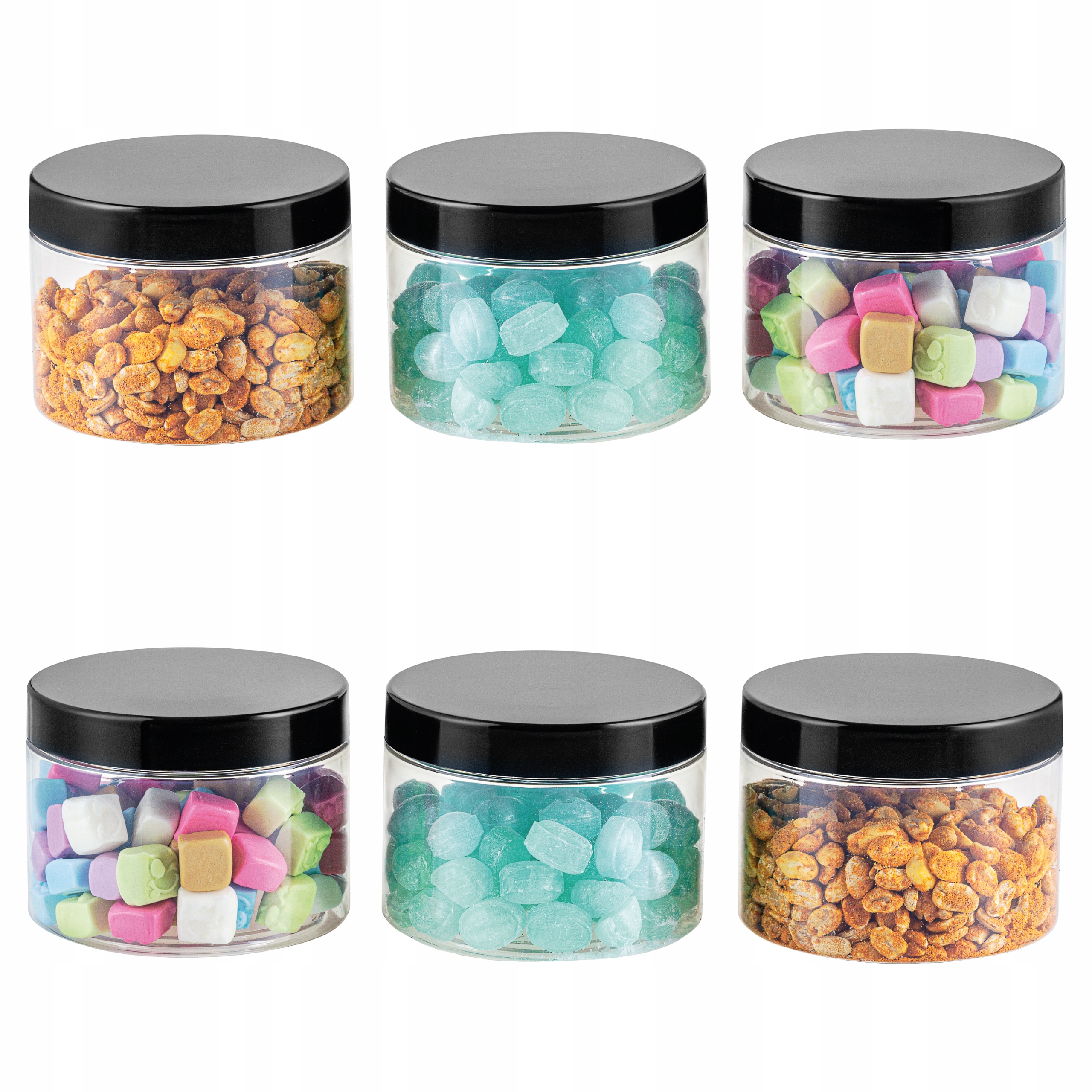 

słoik pojemnik na makaron ciastka sól 500 ml 6 szt