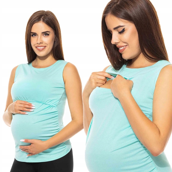 Top bluzka do karmienia ciążowa M