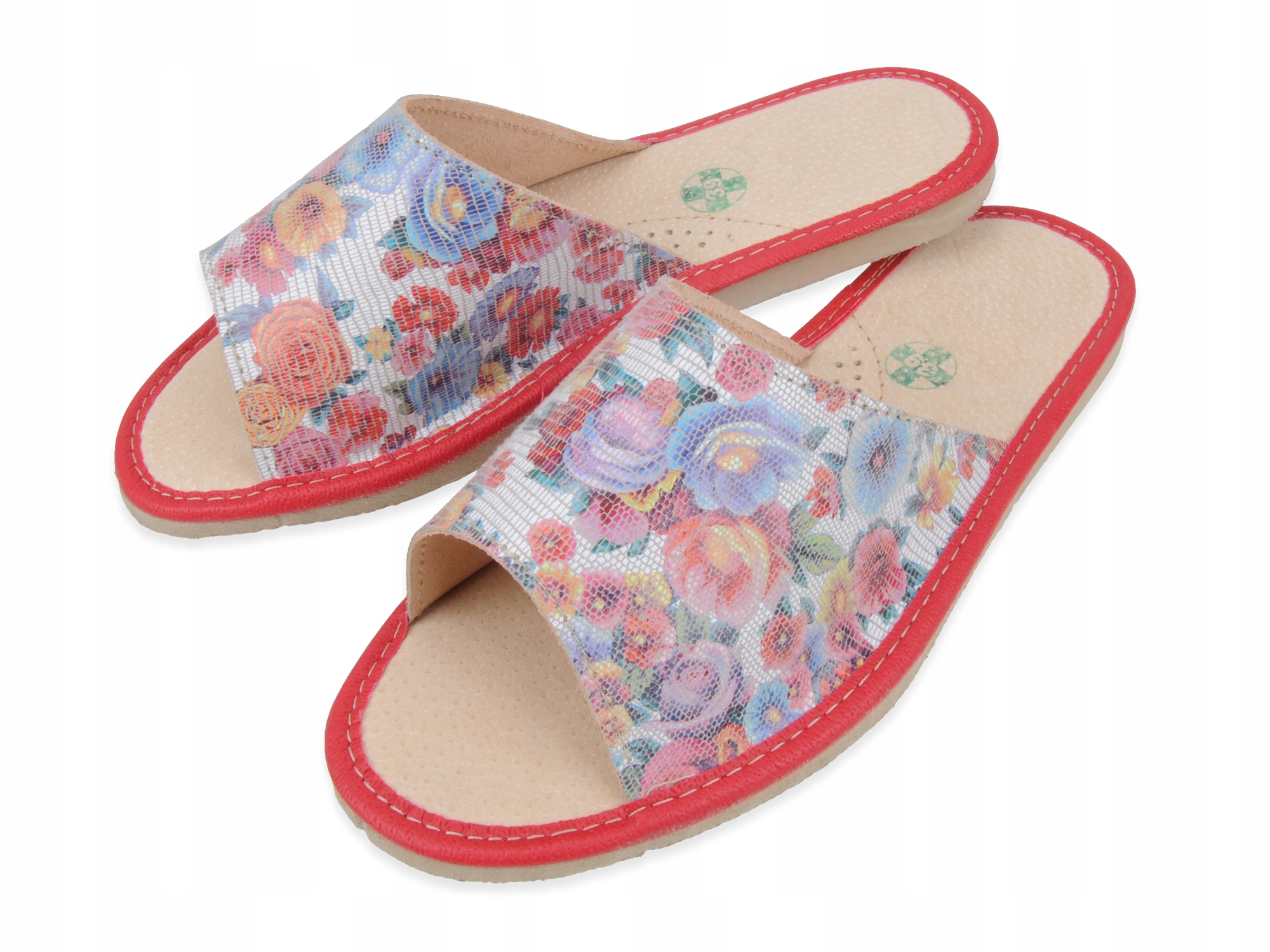 

Kapcie damskie laczki pantofle domowe kwiaty nr 39