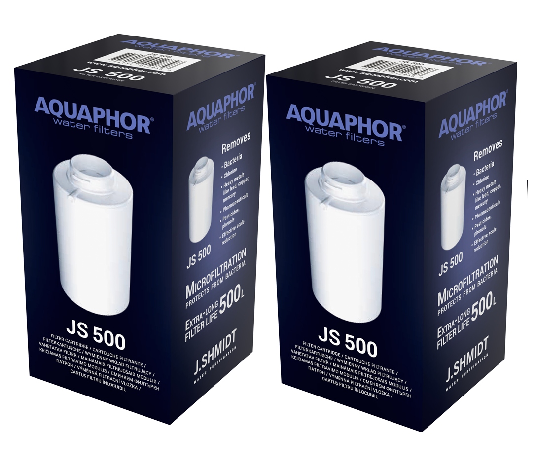

Aquaphor JS500 Wkład Filtr Do Dzbanka Shmidt 2 szt