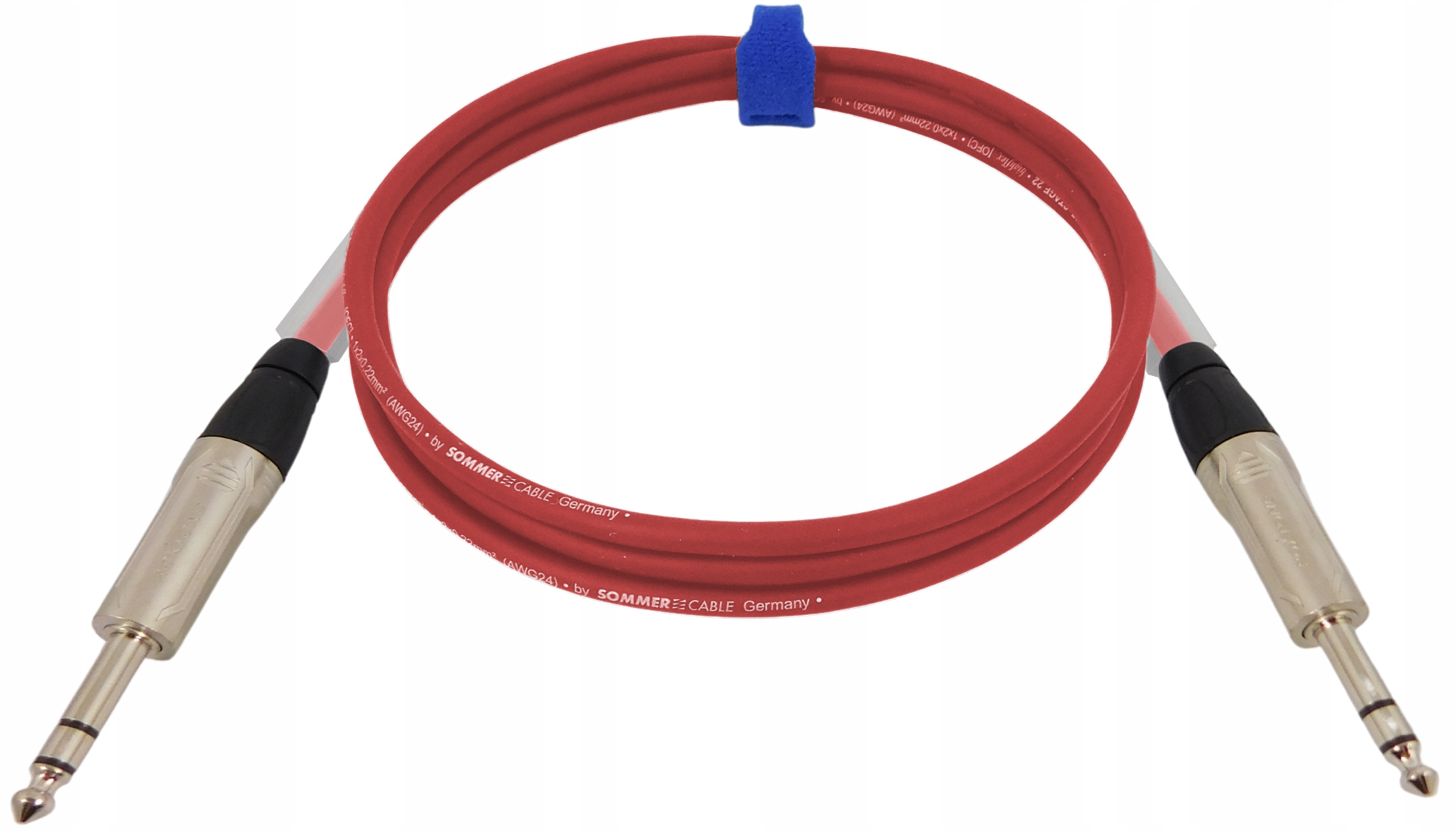 Kabel Sommer Stage Jack 6,3mm Roxtone Stereo 0,5m