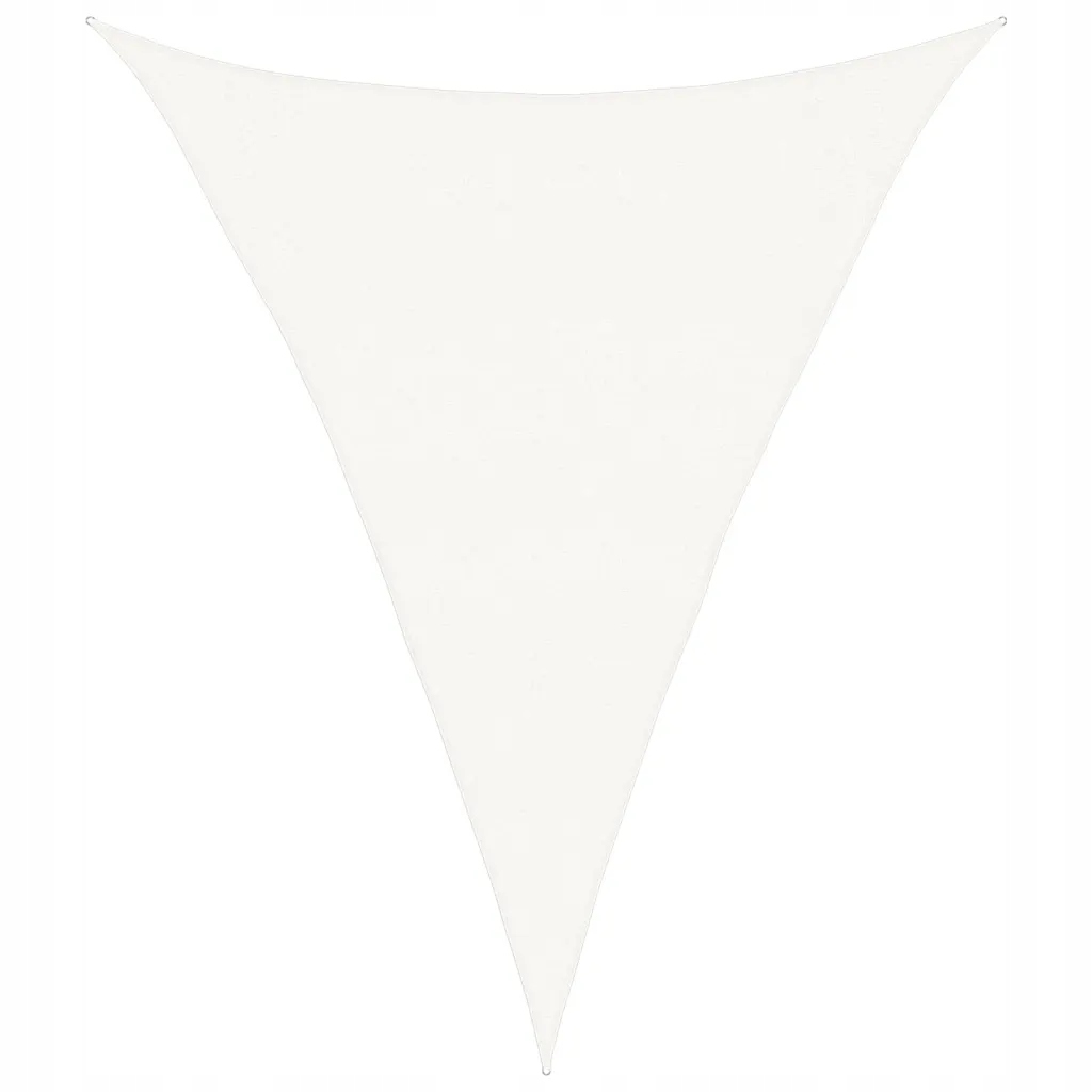 Slunečník trojúhelníkový Hdpe 3 x 4 m, bílý