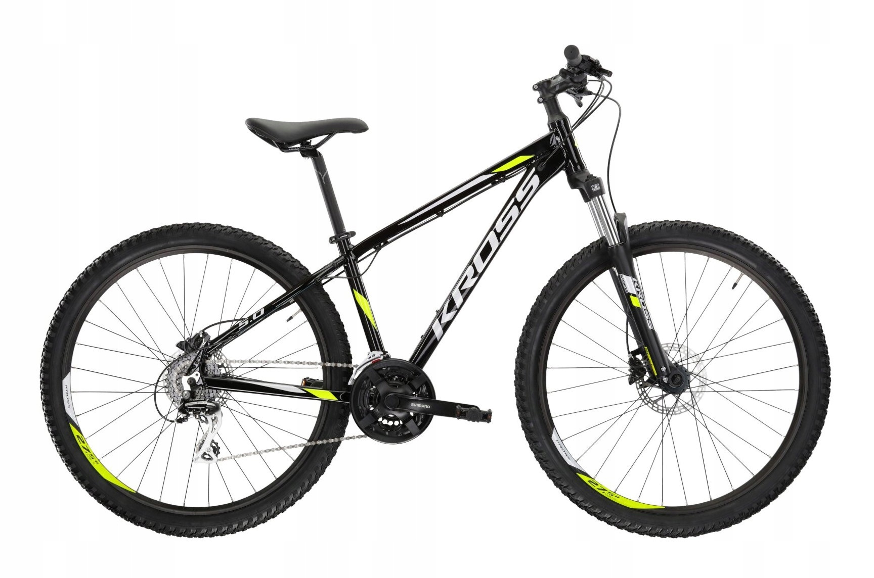 Kross Hexagon 5.0 29 rower mtb górski rama 21 L czarno-szary-limonkowy