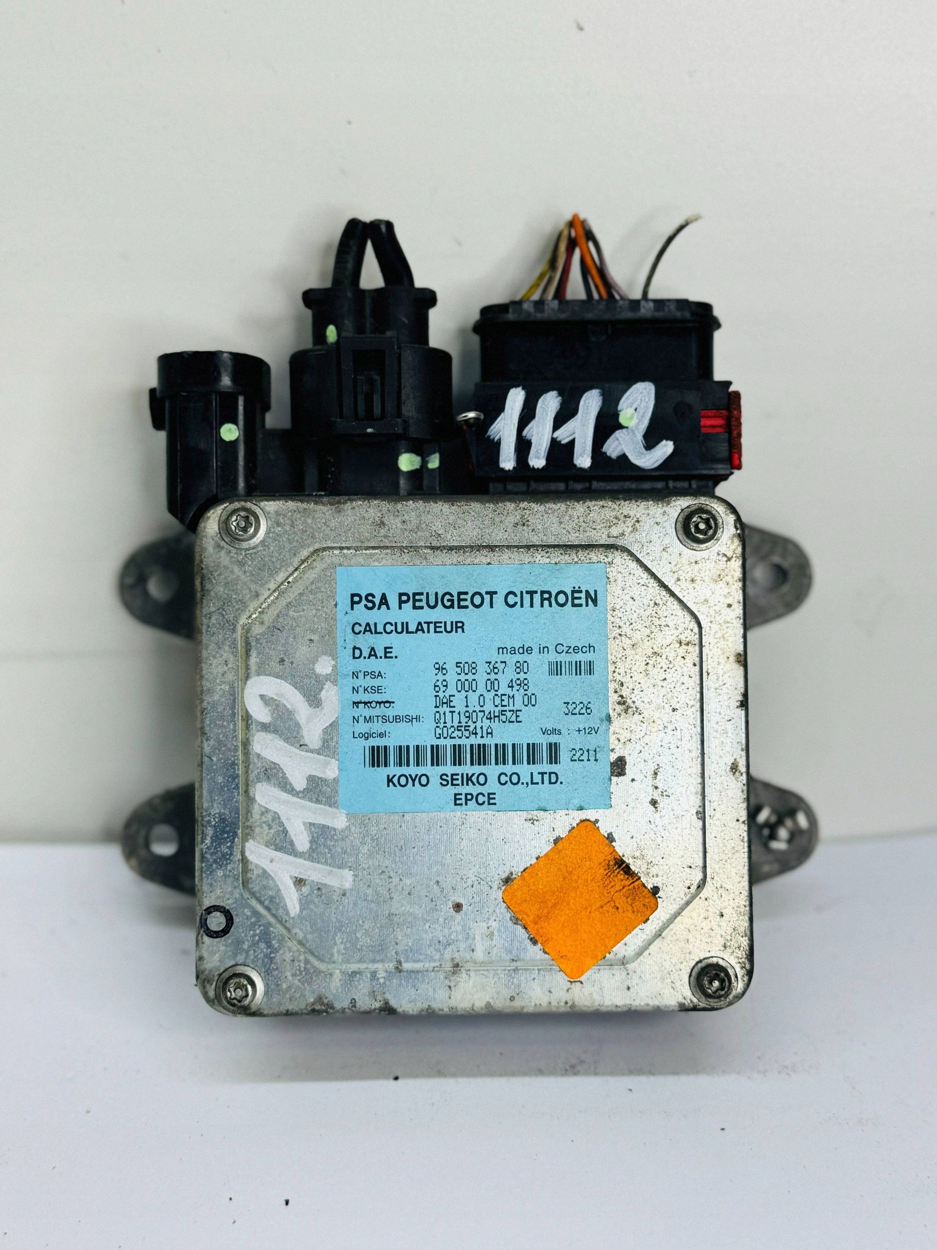 modulo Centralina SERVOSTERZO CITROEN C2 9650836780 EUROPA