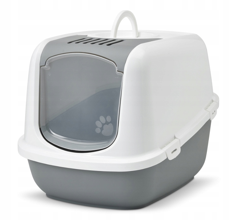 Savic Jumbo Kuweta toaleta kota duża kryta z filtrem maine coona szara 66,5
