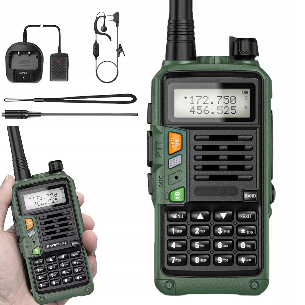 Krótkofalówka skaner Baofeng UV-S9 Plus Zestaw Krótkofalówka