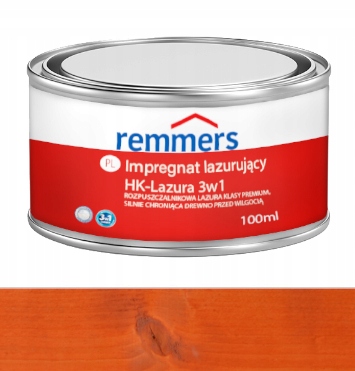 

Remmers HK-Lasur impregnat do drewna 100ml Mahoń
