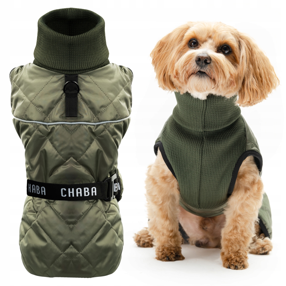 Levně Zimní hrníček pro psa Chic Chaba vel 3XL – teplé oblečení na zimu, bunda