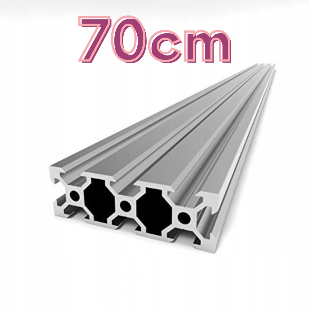 Hliníkový profil V-Slot 20x60x70 cm (stříbrný)