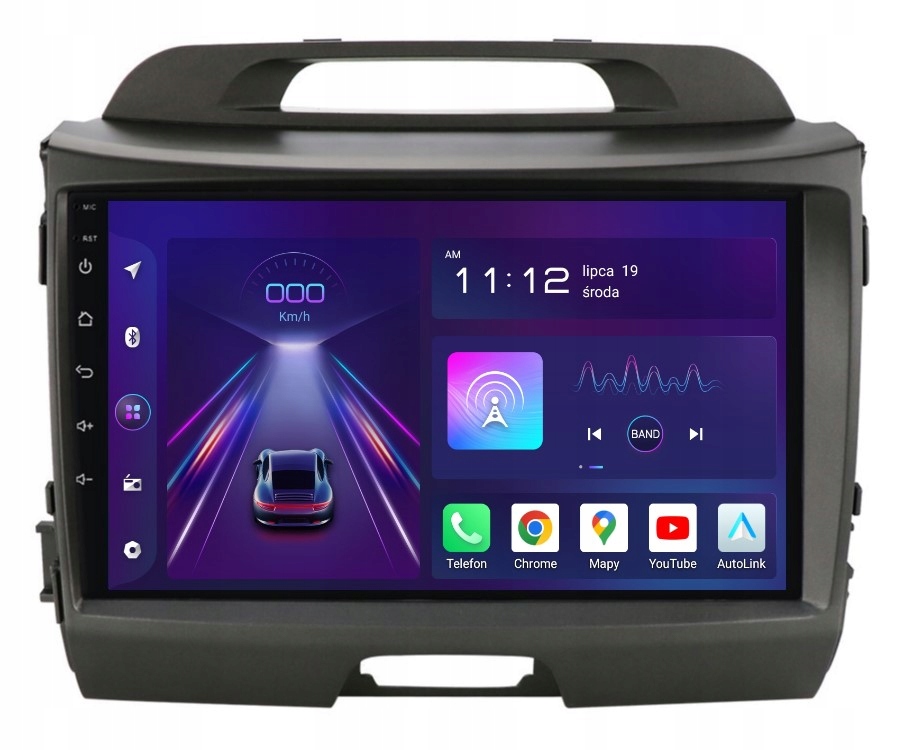 Radio 2DIN Nawigacja Android Kia Sportage 3 III 8/256 Gb Dsp Carplay Lte