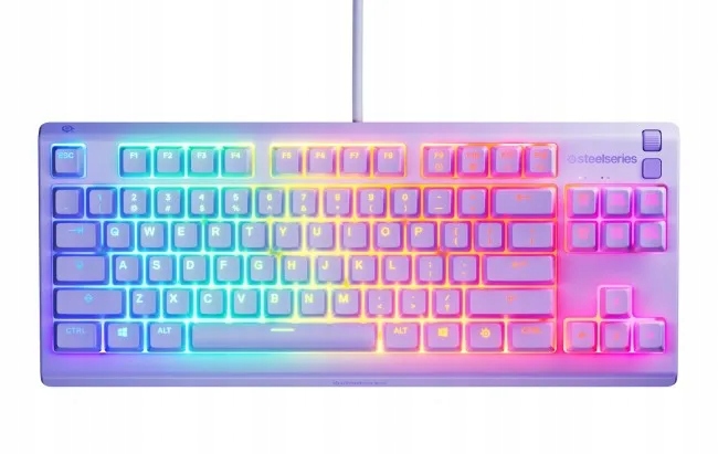 Klawiatura STEELSERIES Apex 3 TKL US Lawendowy