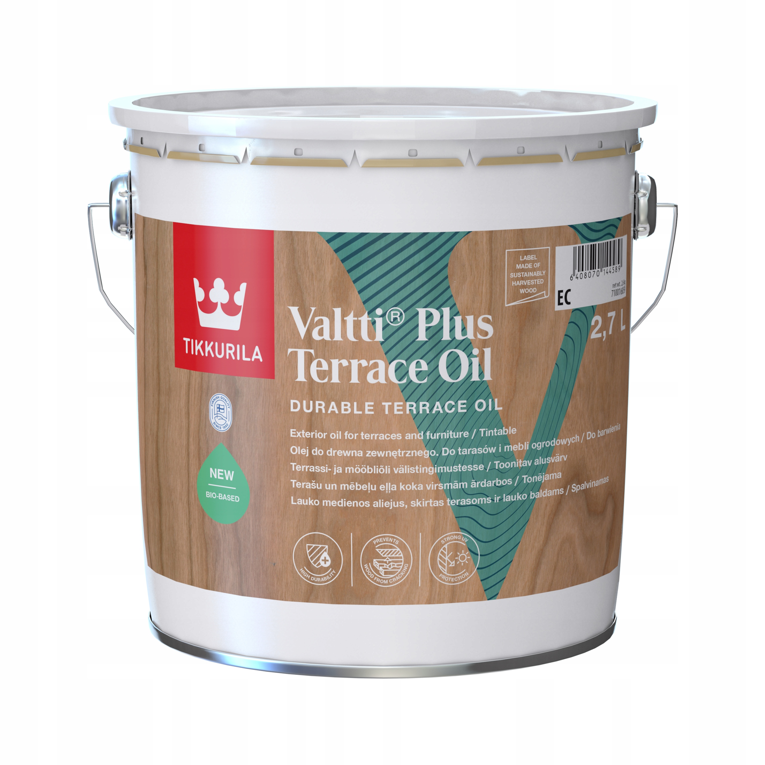 Tikkurila Valtti Plus Terrace Oil (Plus Wood Oil) 2,7l baza
