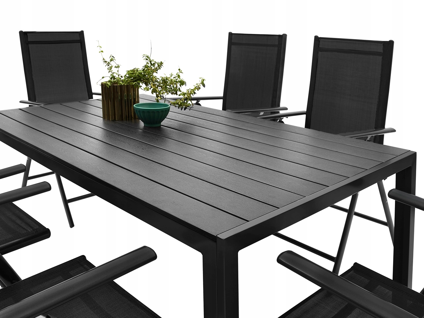 MEBLE OGRODOWE ZESTAW STÓŁ 6+1 NA TARAS BALKON Producent MAT-COMPANY