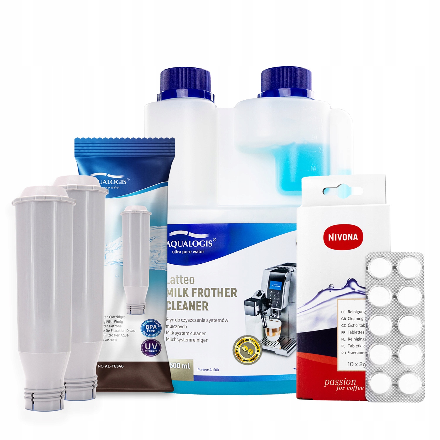 x2 Filtr do kávovaru Nivona AL-TES46 Tekutina 500 ml Tablety NIRT701