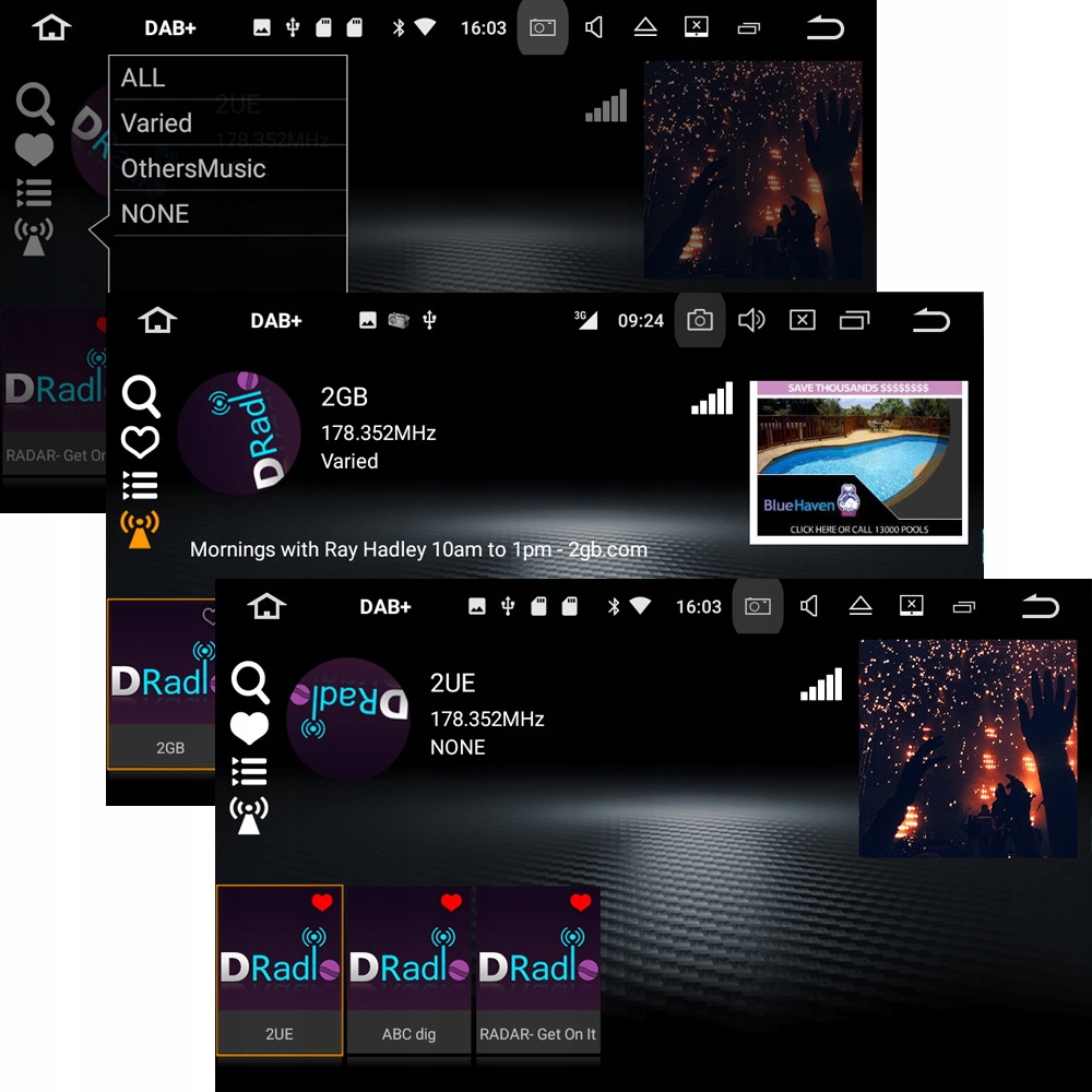 TUNER DAB ADAPTER DO RADIA Z SYSTEMEM ANDROID USB Kod producenta Z SYSTEMEM ANDROID USB