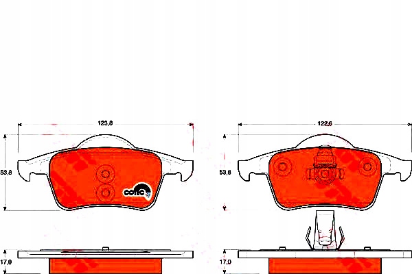 Trw Brzdové Destičky Volvo S60 A 2.4 D5