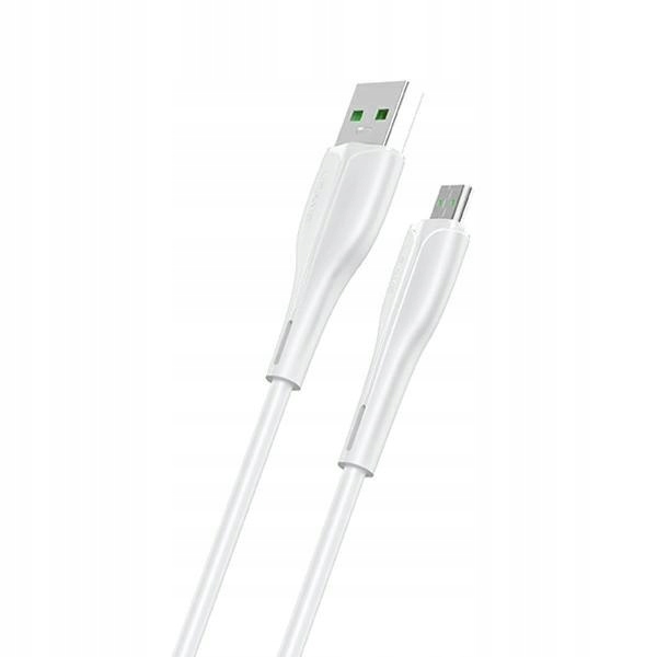 Usams Kabel U38 microUSB 4A Fast Chargefor Oppo 1m biały/white SJ375USB02