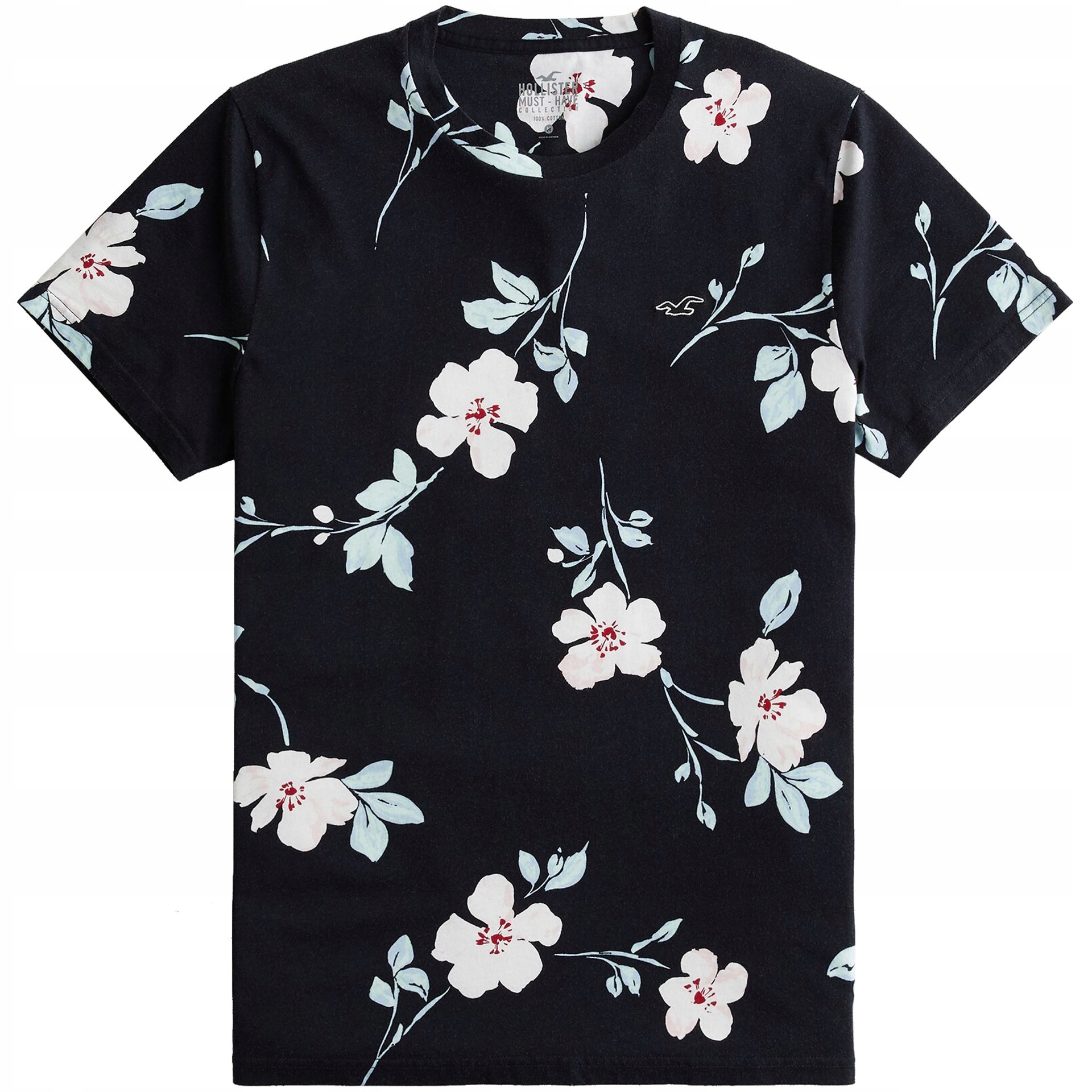

Hollister Abercrombie T-Shirt Koszulka Kwiaty L
