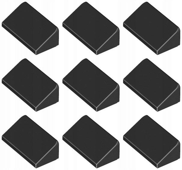 

Lego 85984 Skos 30 1x2 czarny Nowy (3g) 9 szt.