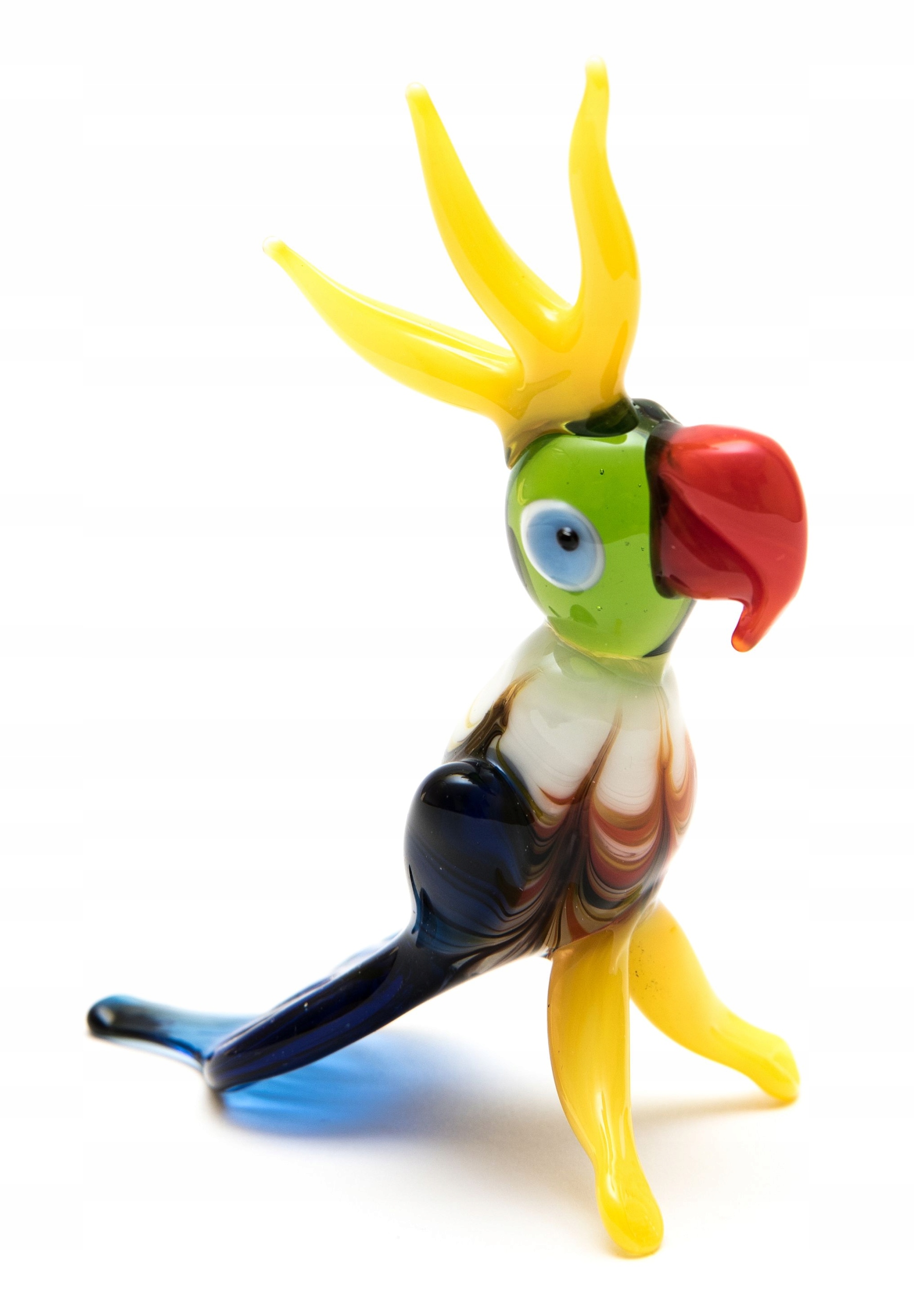 

Szklana Figurka rzeźba Papuga