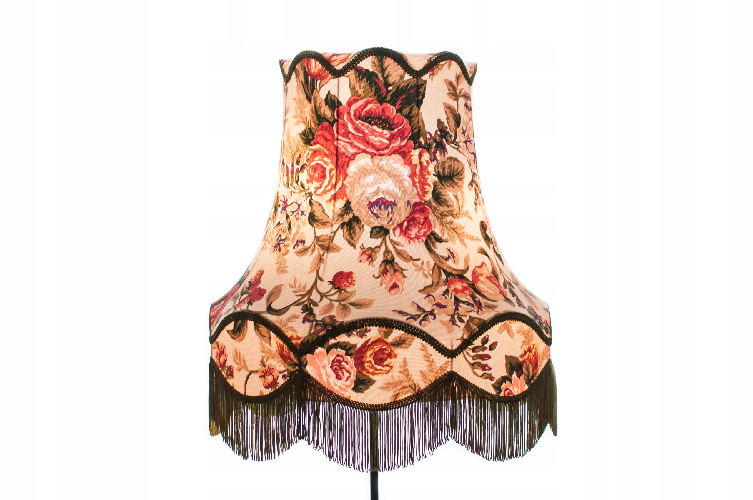 ABAŻUR RÓŻA GOBELIN OLIWKA PREMIUM PRODUCENT 47CM