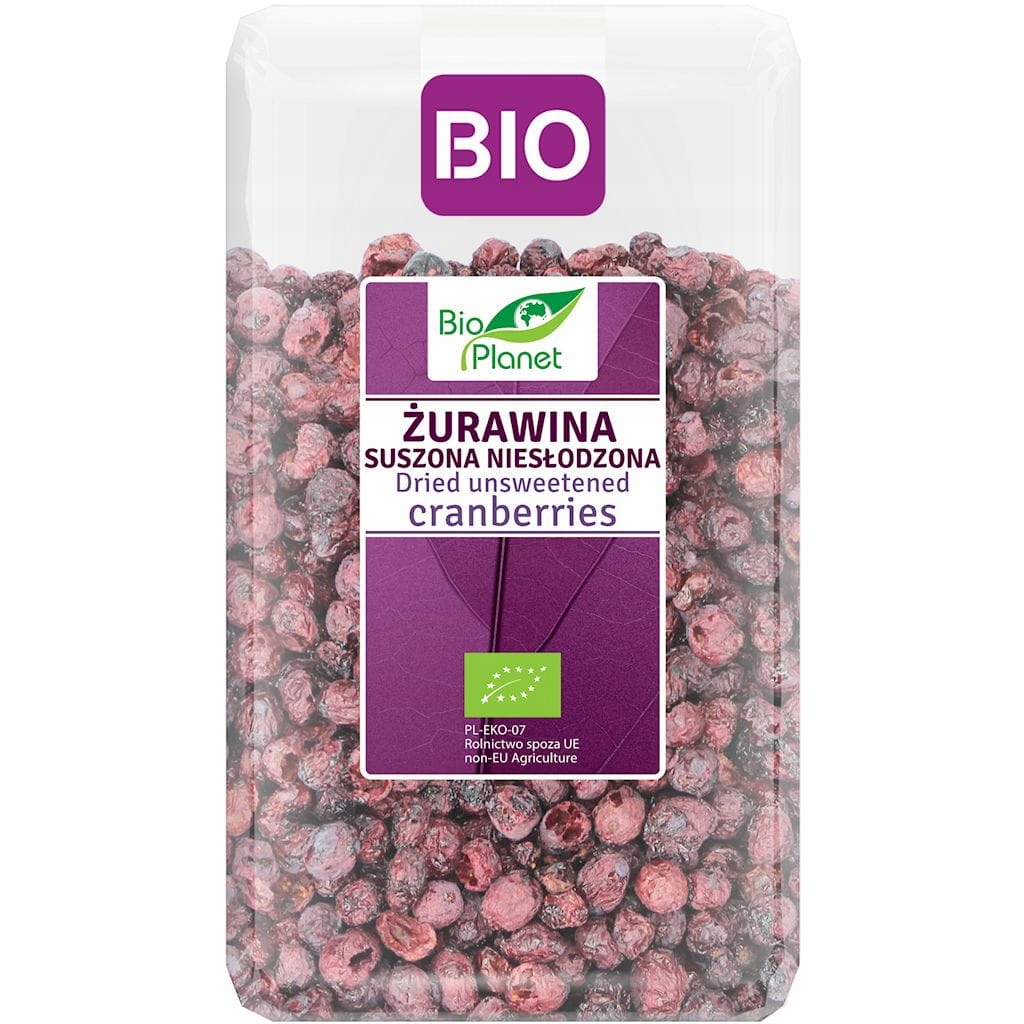Sušené Brusinky Neslazená Bio 150 g Bio Planet