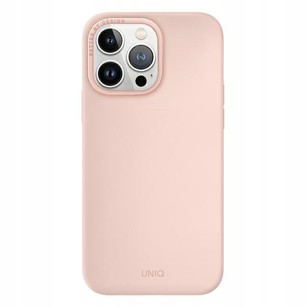 Uniq etui Lino iPhone 14 Pro Max 6,7"różowy/pink blush