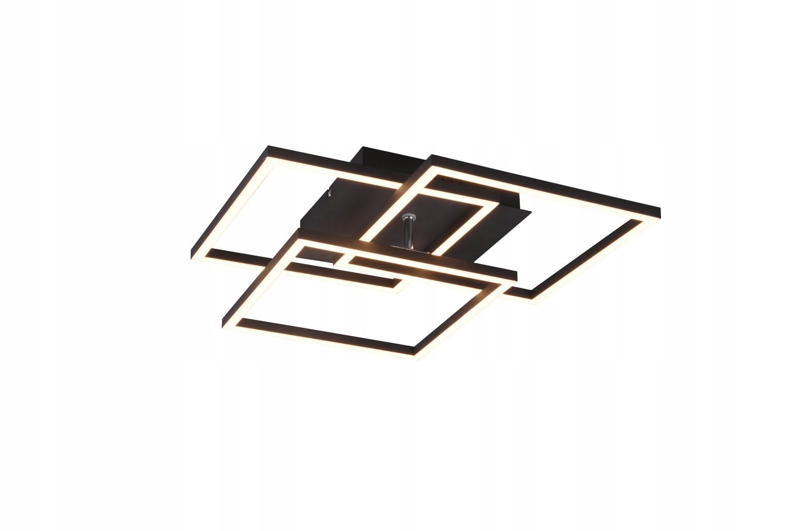 Led stropná lampa štvorcová moderná čierna Rl