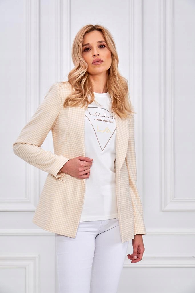 Sako Bílá se žlutou mřížkou Model 0653K Lalous velikost M