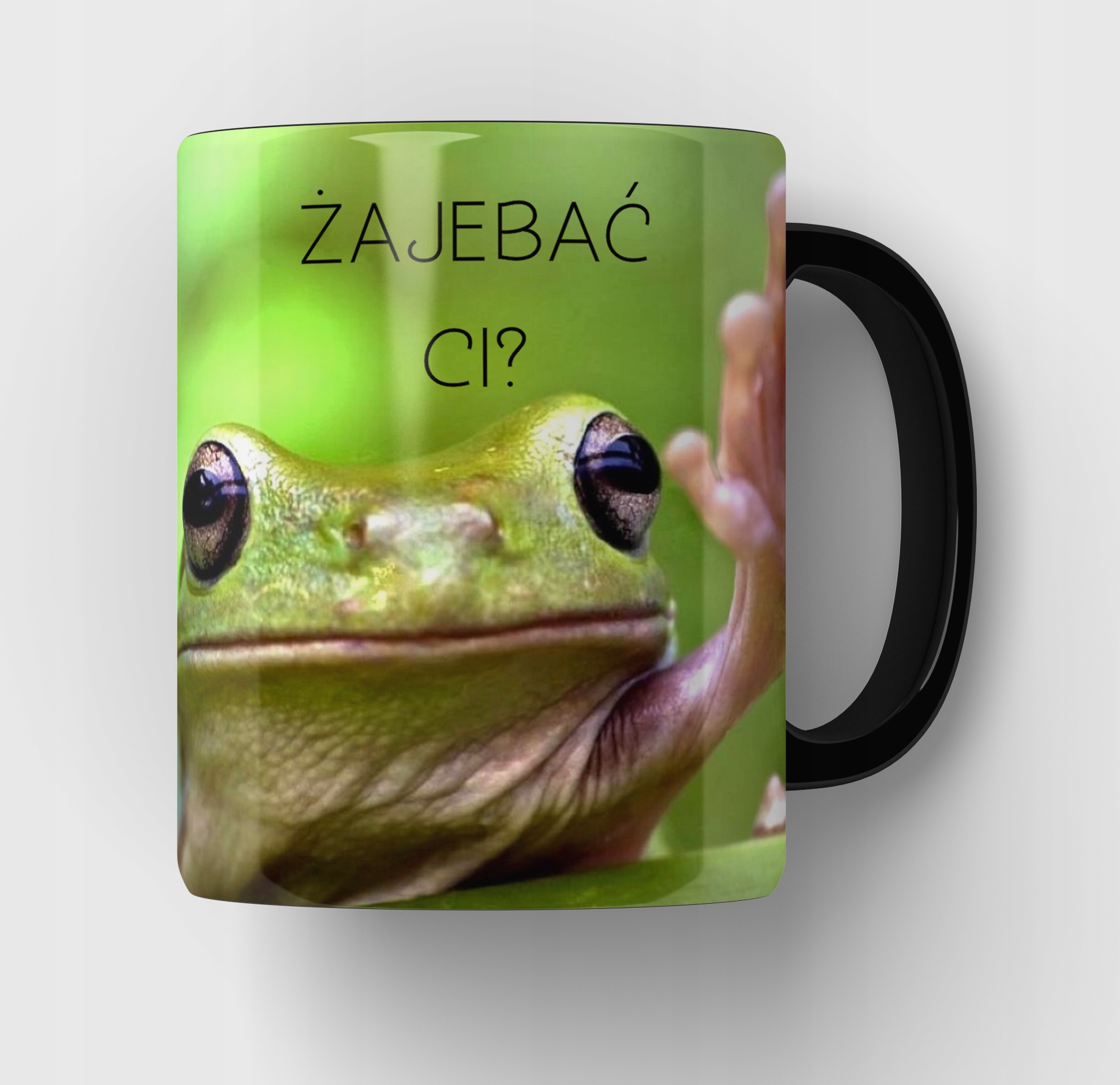 

Kubek Żaba Żajebać CI Frog Śmieszny Do Pracy