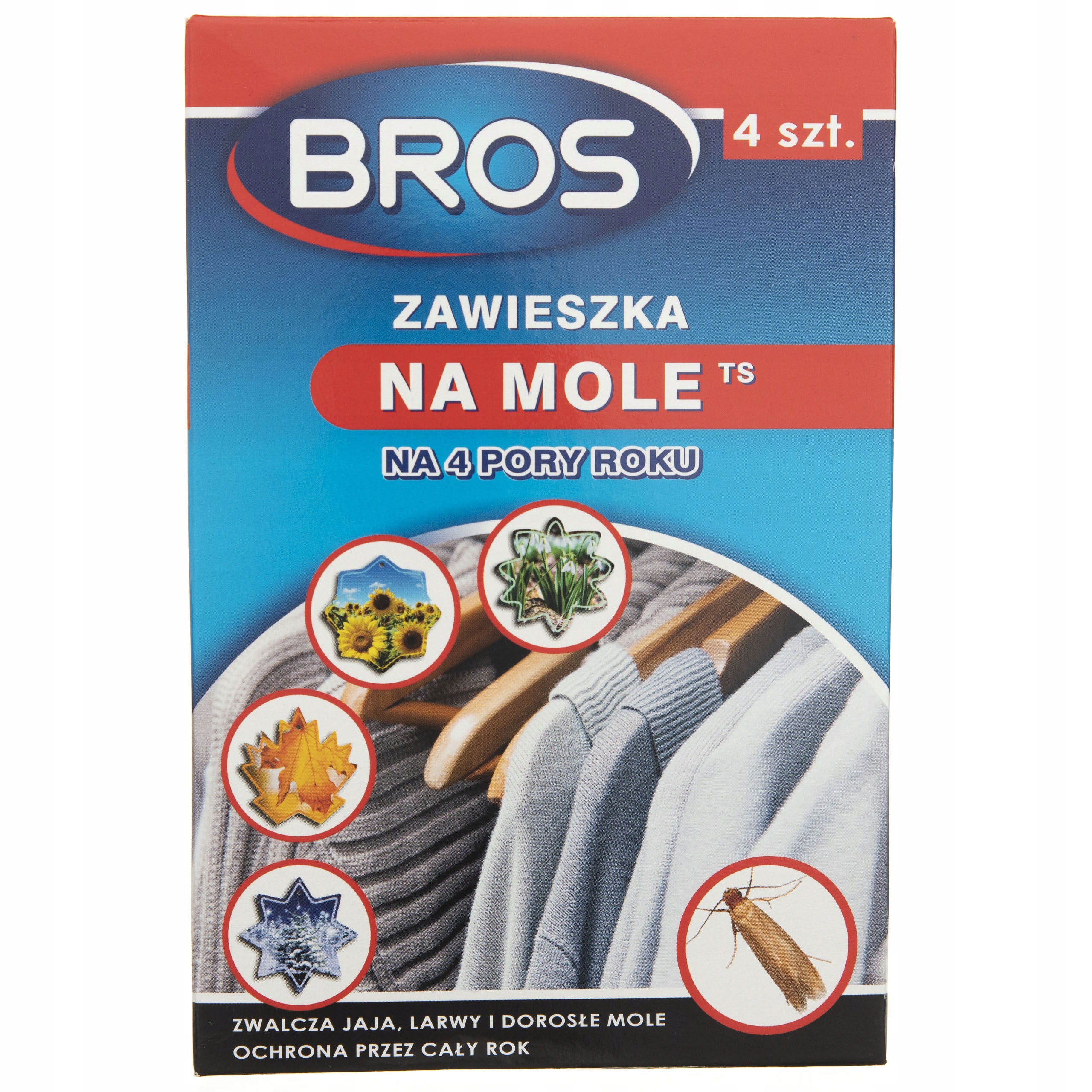 

Bros Zawieszki Na Mole 4 Pory Roku Szuflada 4 Szt.