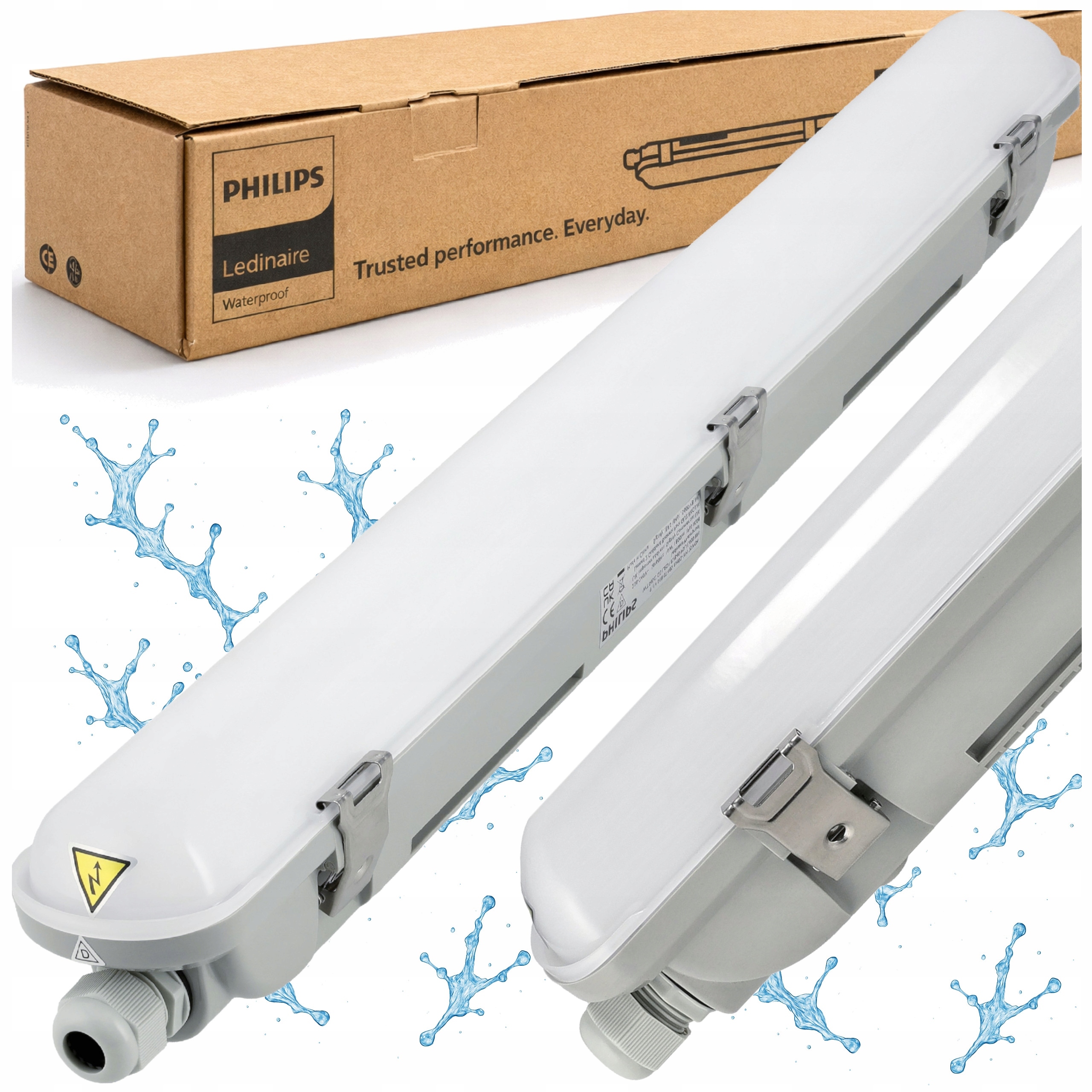 Hermetická Led lampa Philips 16W 1800lm 4000K 60 cm do garáže IP65