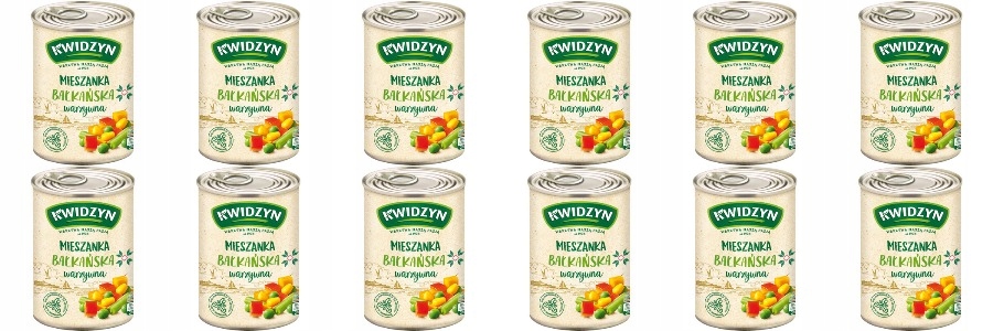 Levně 12 x 400 g Kwidzyn Balkánská směs Zgrzewka