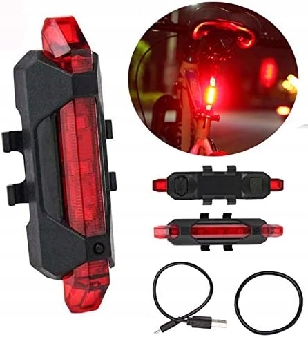 LAMPKI OŚWIETLENIE ROWEROWE LAMPKA LAMPA ROWEROWA PRZEDNIA TYLNA PRZÓD TYŁ Rodzaj zestaw