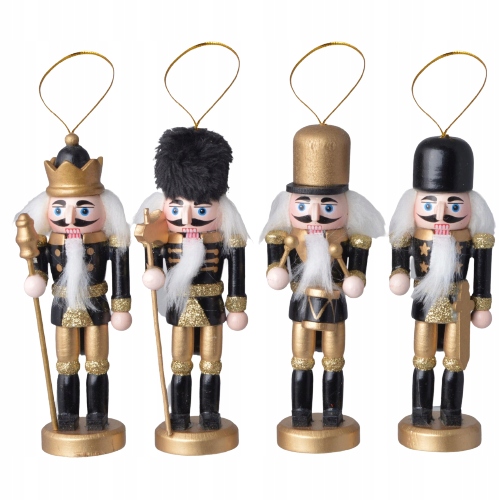 DZIADEK DO ORZECHÓW ZAWIESZKA DEKORACJA 4SZT