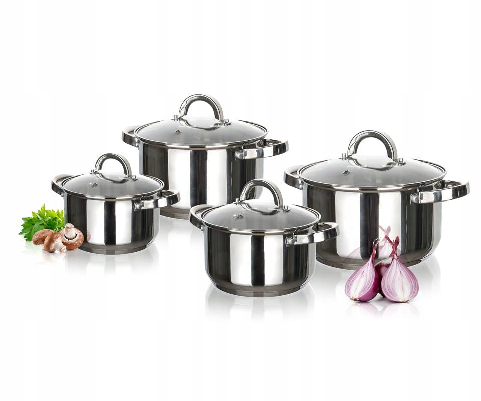 Komplet garnków SWING 8 szt. Linia Swing