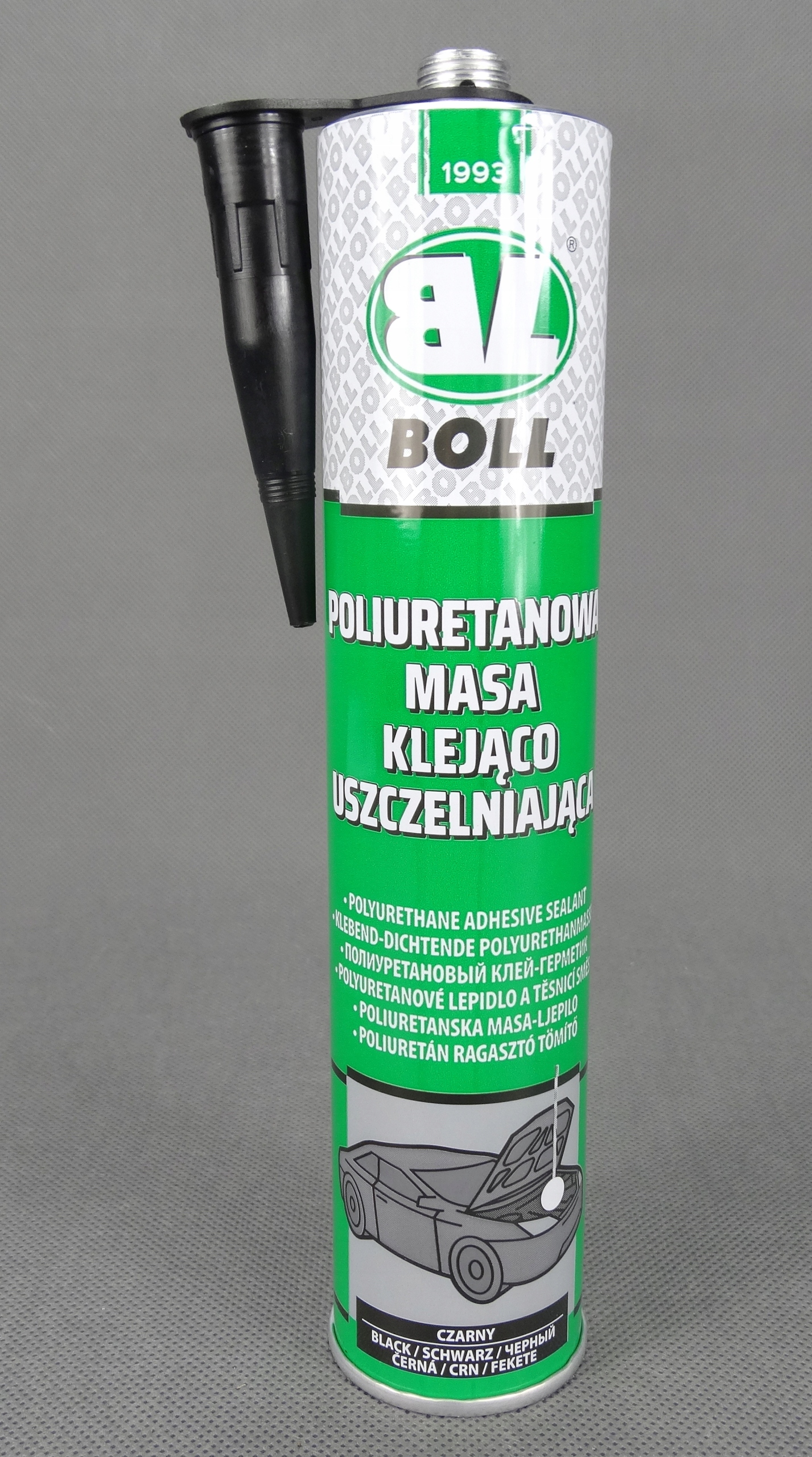 BOLL POLIURETANOWA MASA KLEJ USZCZELNIAJĄCY CZARNA Stan opakowania oryginalne