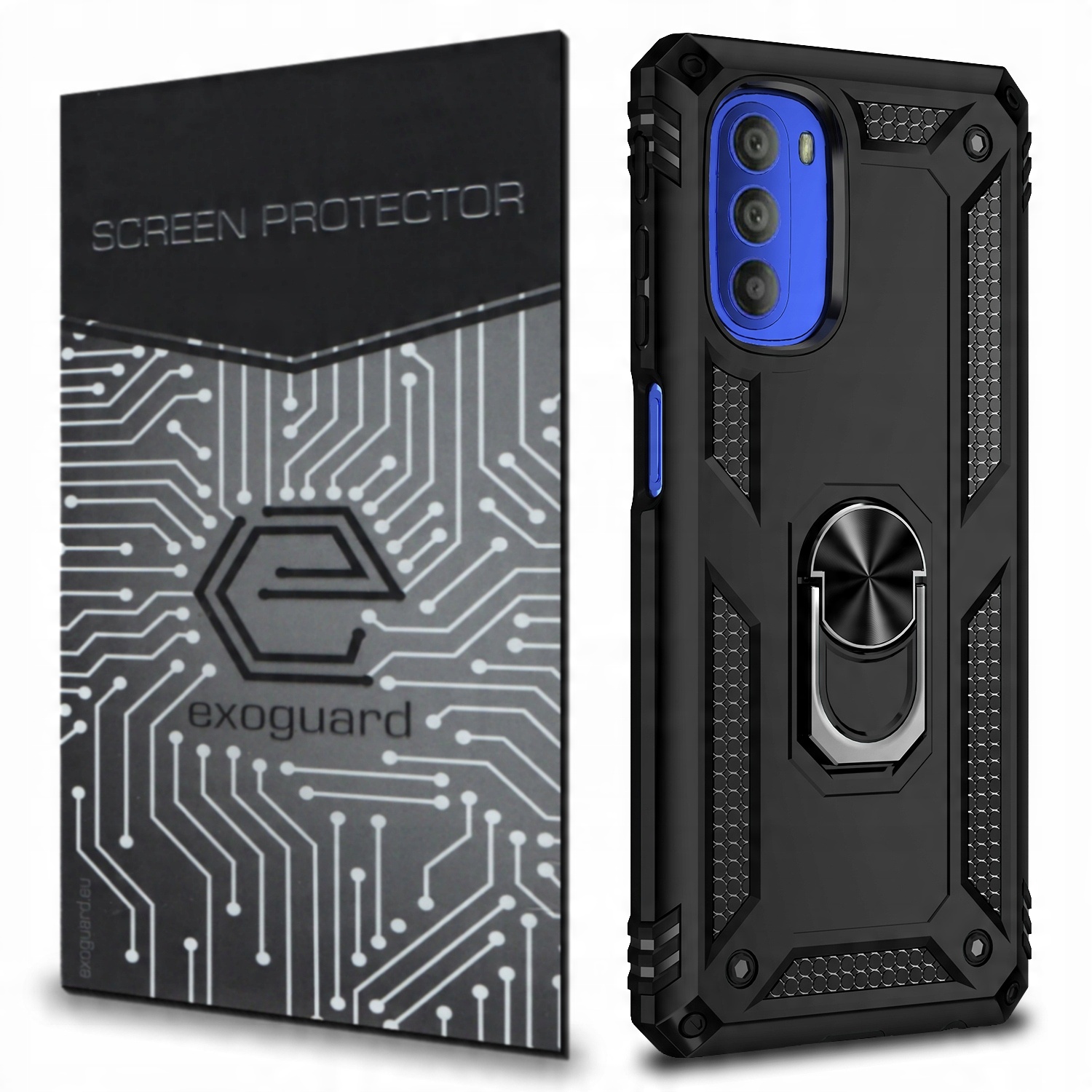

Case Etui Pancerne+szkło do Motorola Moto G51 5G