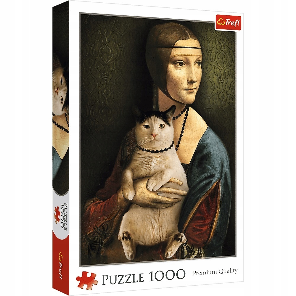

Puzzle 1000 El Dama z kotem Trefl 10663