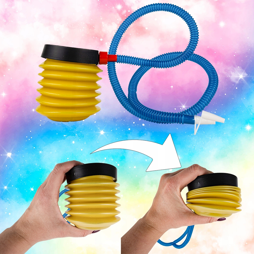 GUMMI-SPRINGPFERDE-GIRAFFE MIT INKLUSIVE PUMPE. Alter des Kindes: ab 3 Jahren