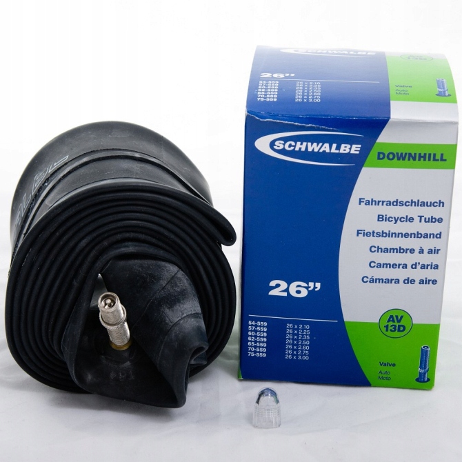 

Dętka Schwalbe Downhill 26x2.10-3.0 Av 13D Auto 40