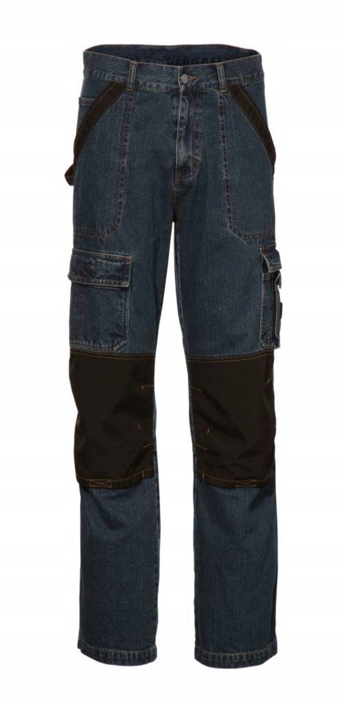 Spodnie jeansowe robocze Jmp Dixon 3BBM wzmocnione Codura, Dużo Kieszeni