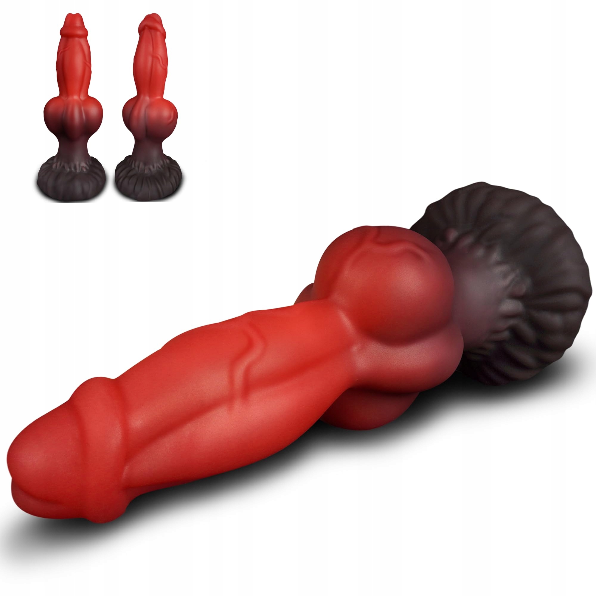 KNOT Dildo Potwór 21.8cm Silikonowy z Mocną Przyssawką Realistyczny — miniatura 8