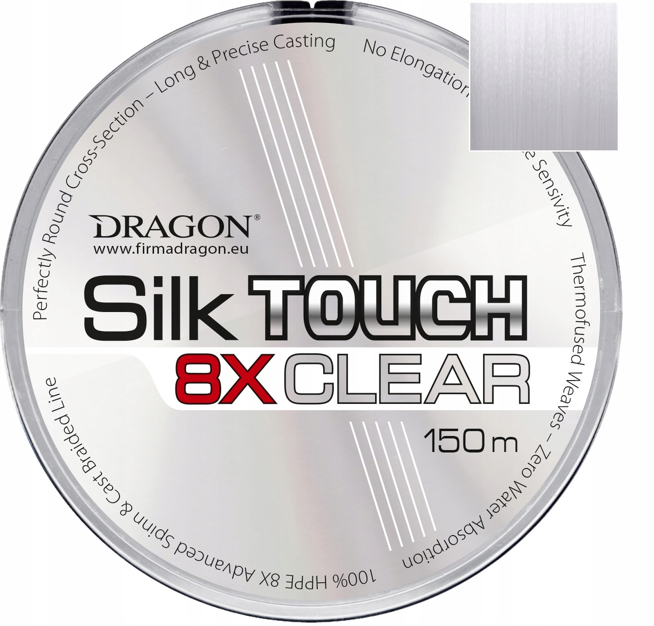 Plecionka DRAGON SilkTOUCH 8X Clear