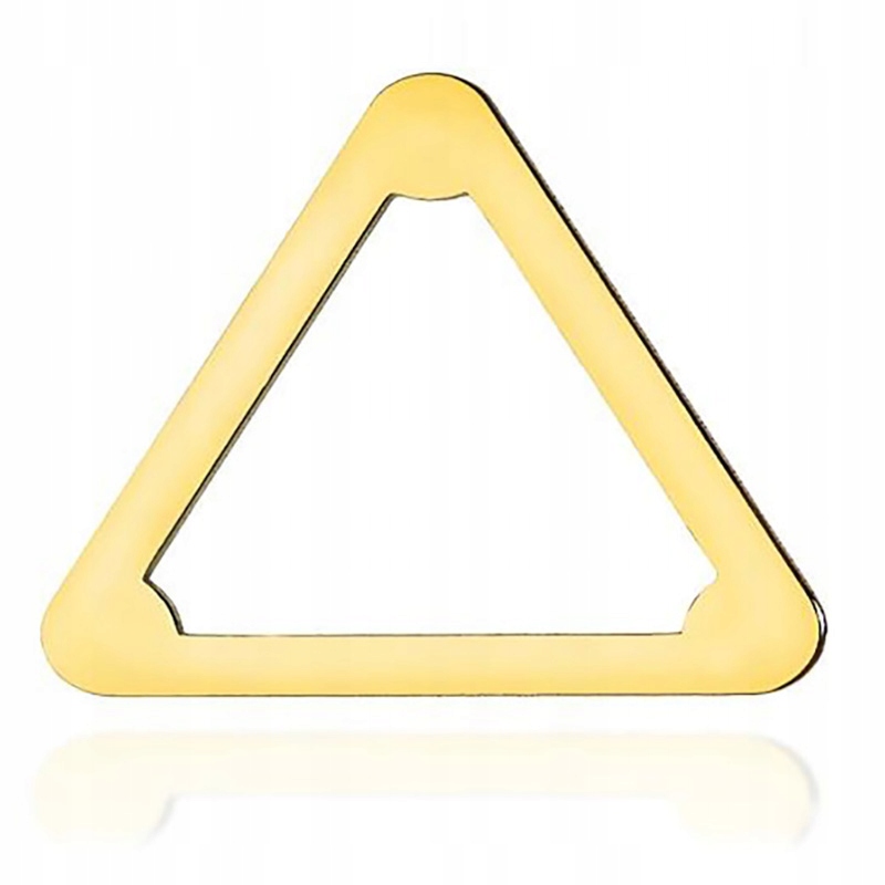 Złota Zawieszka TRÓJKĄT pr 333 CELEBRYTKA modułowa