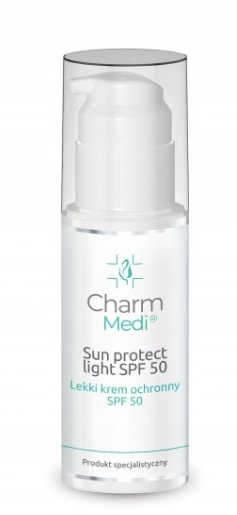 Charmine Rose ochranný krém SPF50 medi Sun Protect Light, lehký po ošetření
