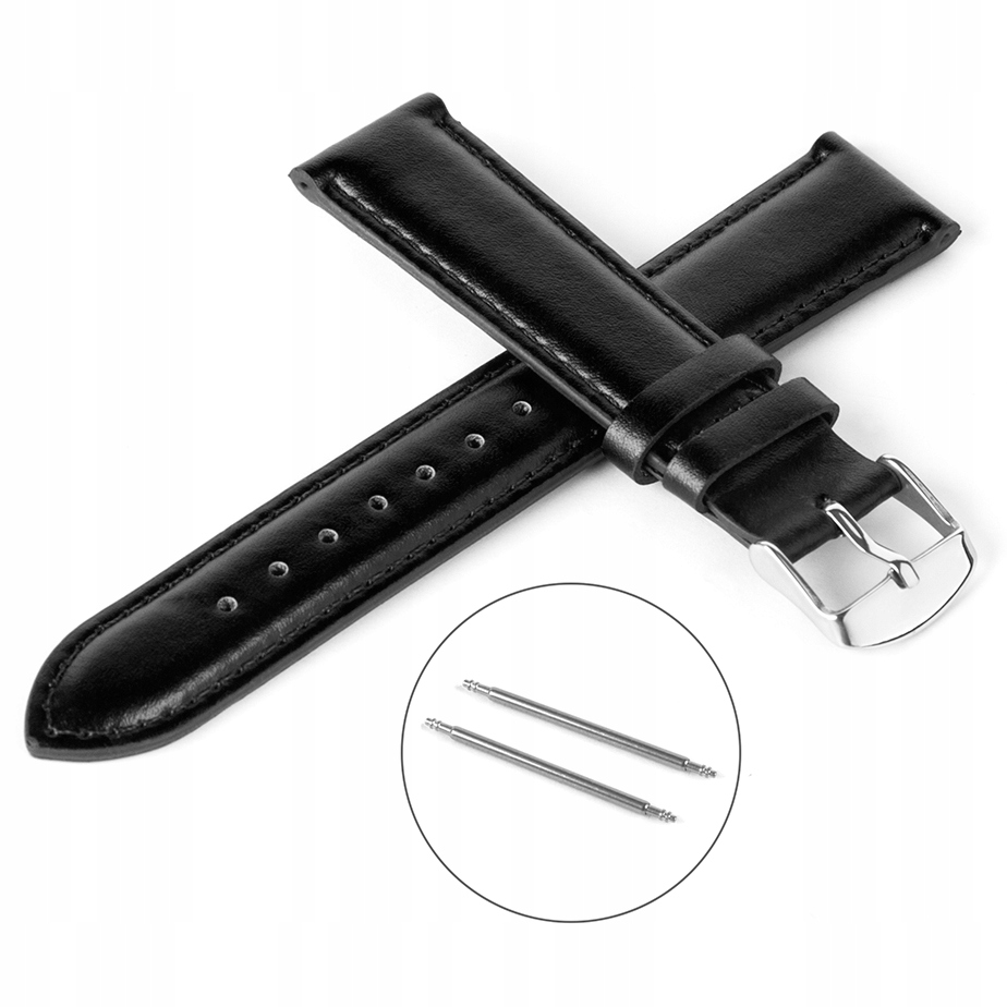 

Pasek Do Smartwatch – Skórzany – 22MM – Czarny
