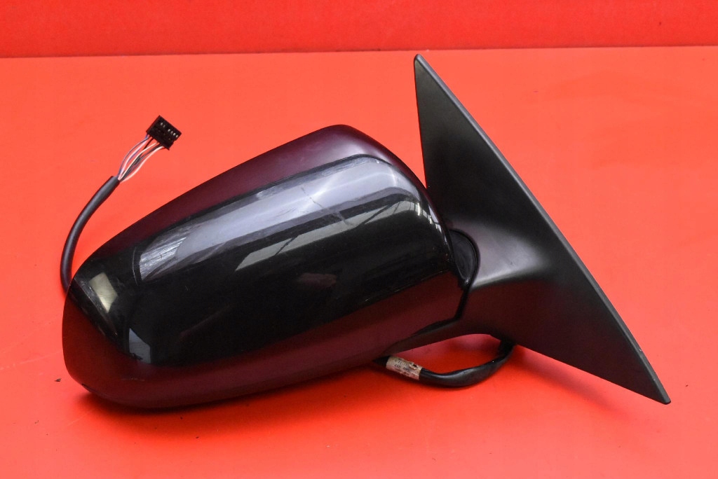 mirror right black, 010754 EU AUDI A6 C6 04-08 9 PIN
